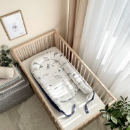 Protectie somn – Baby Nest vafe Dino albastru (6)